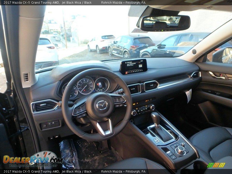 2017 Mazda CX-5 Grand Touring AWD Jet Black Mica / Black Photo #9