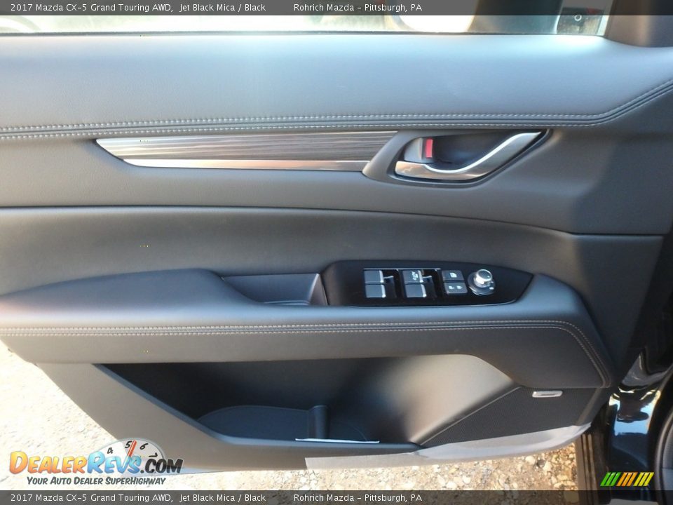 2017 Mazda CX-5 Grand Touring AWD Jet Black Mica / Black Photo #10