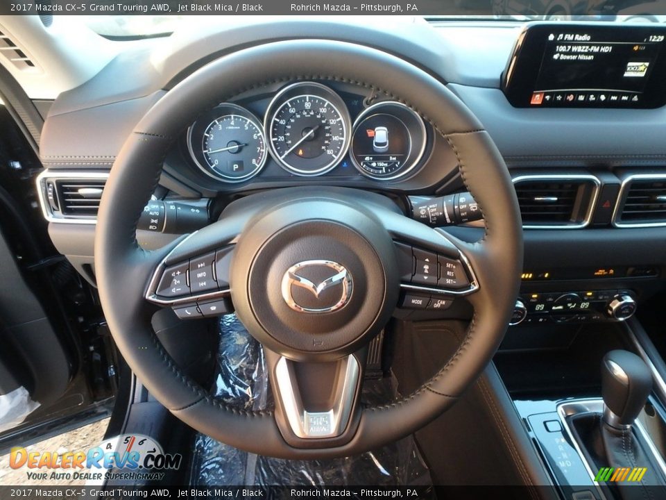 2017 Mazda CX-5 Grand Touring AWD Jet Black Mica / Black Photo #12