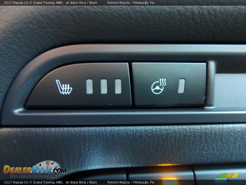 2017 Mazda CX-5 Grand Touring AWD Jet Black Mica / Black Photo #15