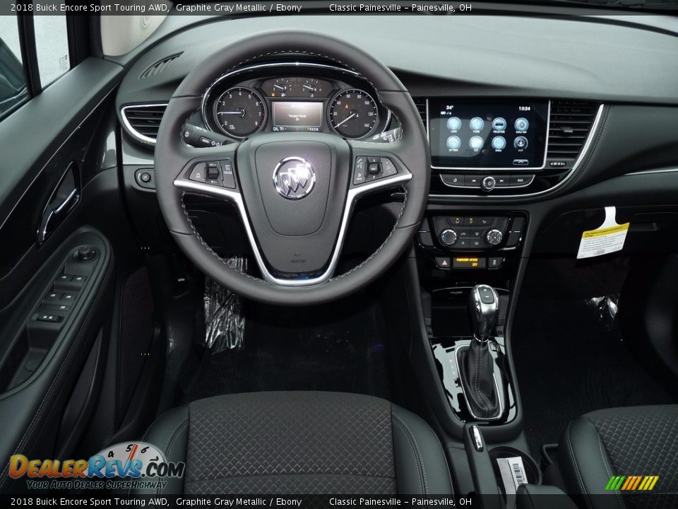 Dashboard of 2018 Buick Encore Sport Touring AWD Photo #9