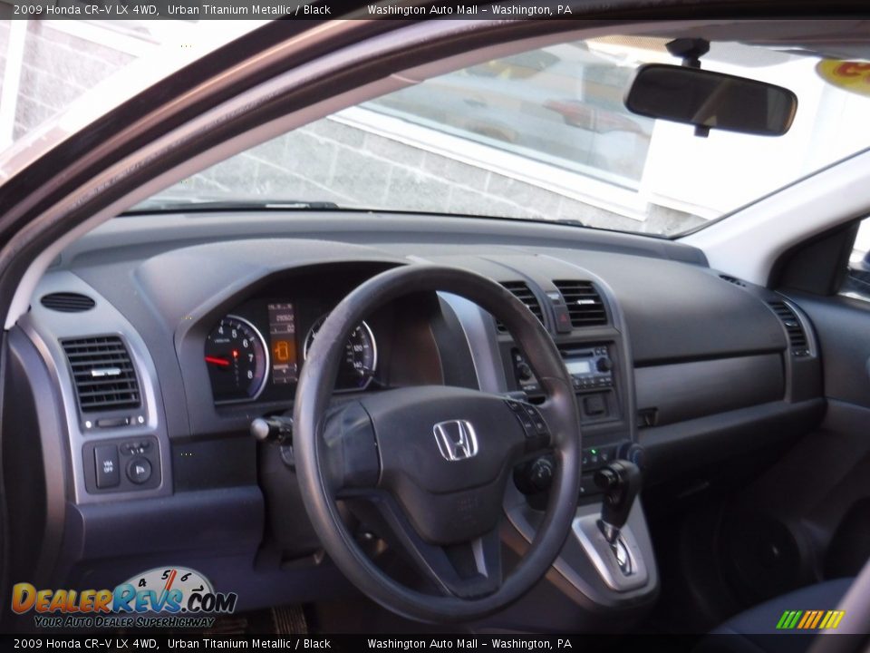 2009 Honda CR-V LX 4WD Urban Titanium Metallic / Black Photo #12
