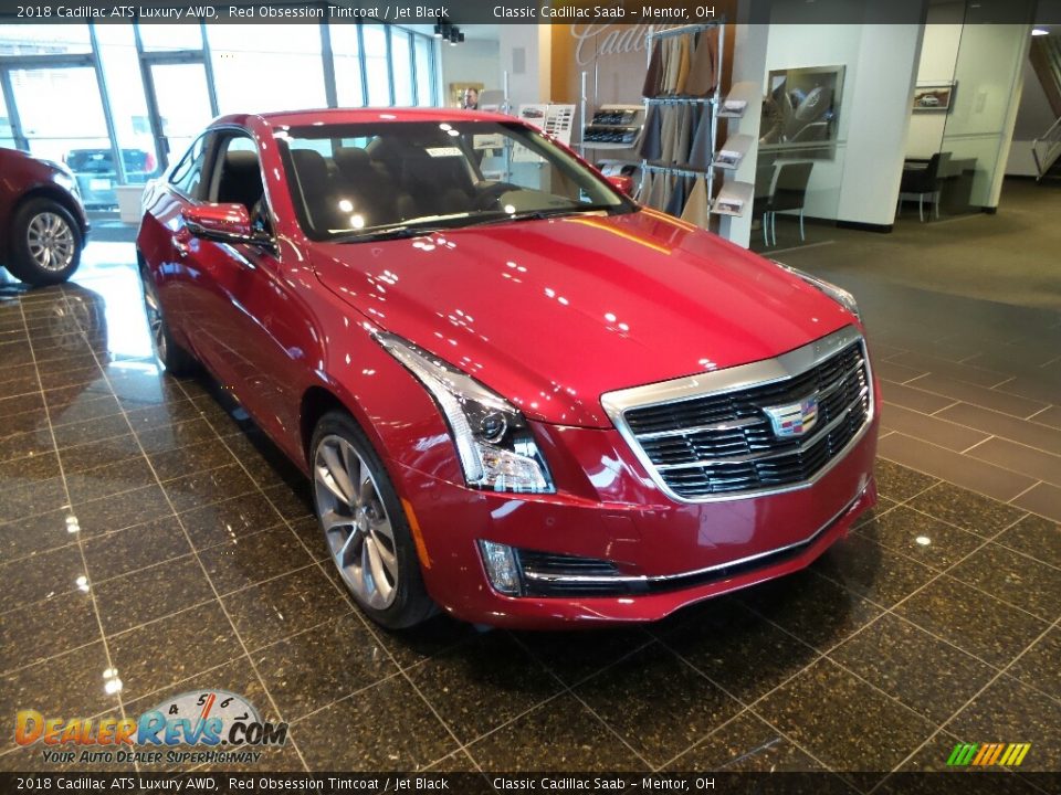 Front 3/4 View of 2018 Cadillac ATS Luxury AWD Photo #1