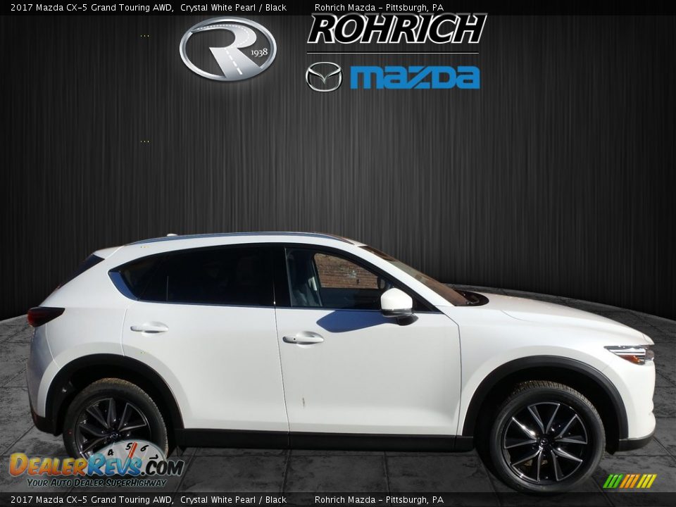 2017 Mazda CX-5 Grand Touring AWD Crystal White Pearl / Black Photo #2