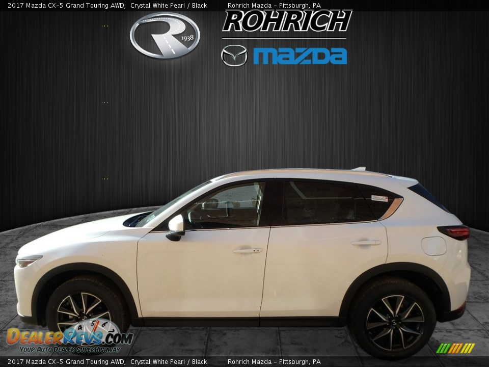 2017 Mazda CX-5 Grand Touring AWD Crystal White Pearl / Black Photo #3