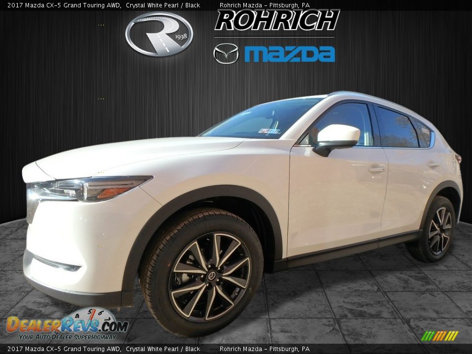 2017 Mazda CX-5 Grand Touring AWD Crystal White Pearl / Black Photo #4