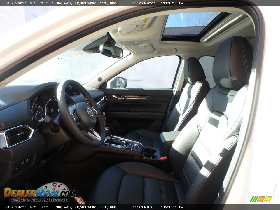 2017 Mazda CX-5 Grand Touring AWD Crystal White Pearl / Black Photo #7