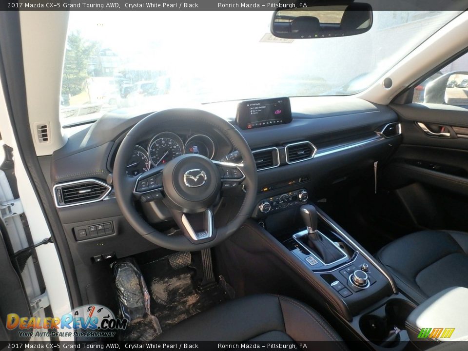 2017 Mazda CX-5 Grand Touring AWD Crystal White Pearl / Black Photo #9