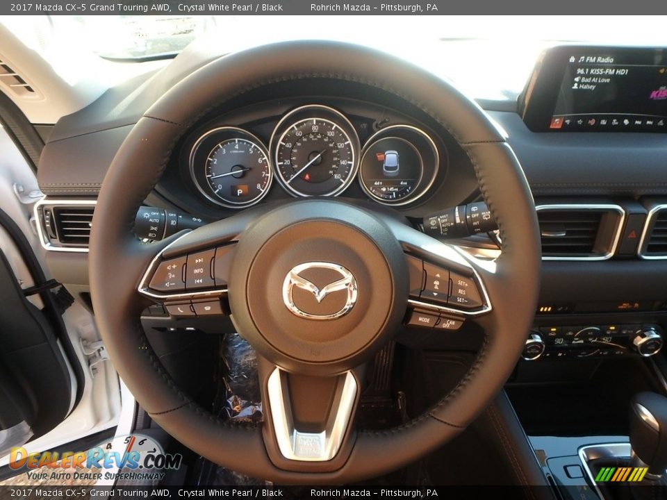 2017 Mazda CX-5 Grand Touring AWD Crystal White Pearl / Black Photo #12