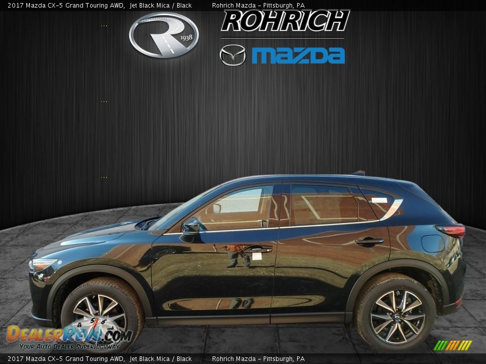 2017 Mazda CX-5 Grand Touring AWD Jet Black Mica / Black Photo #3