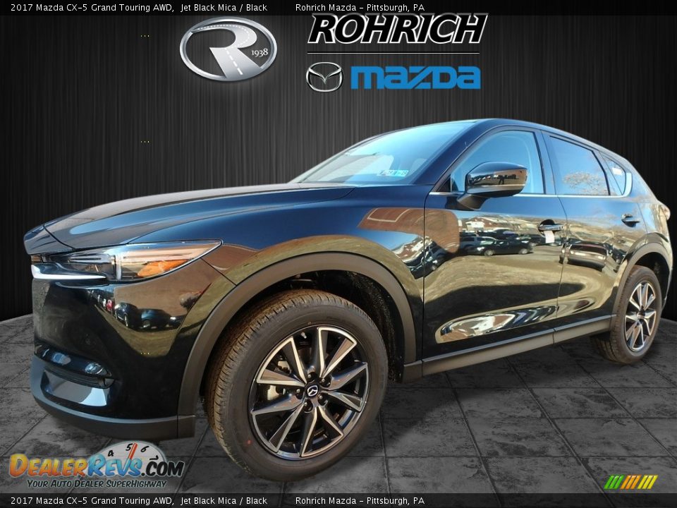 2017 Mazda CX-5 Grand Touring AWD Jet Black Mica / Black Photo #4