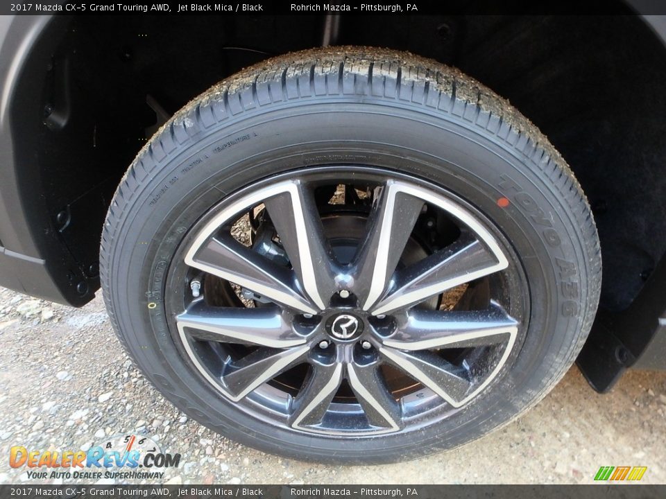 2017 Mazda CX-5 Grand Touring AWD Jet Black Mica / Black Photo #5
