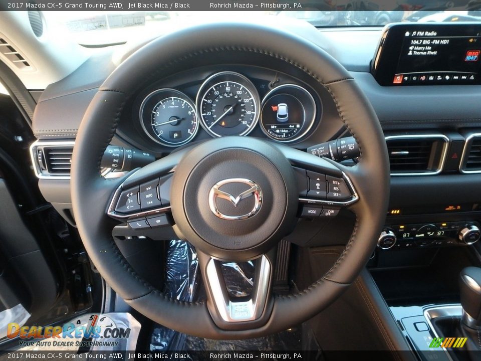 2017 Mazda CX-5 Grand Touring AWD Jet Black Mica / Black Photo #12