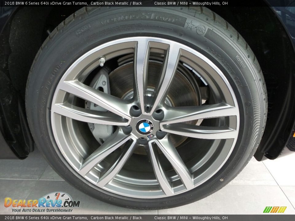 2018 BMW 6 Series 640i xDrive Gran Turismo Carbon Black Metallic / Black Photo #4