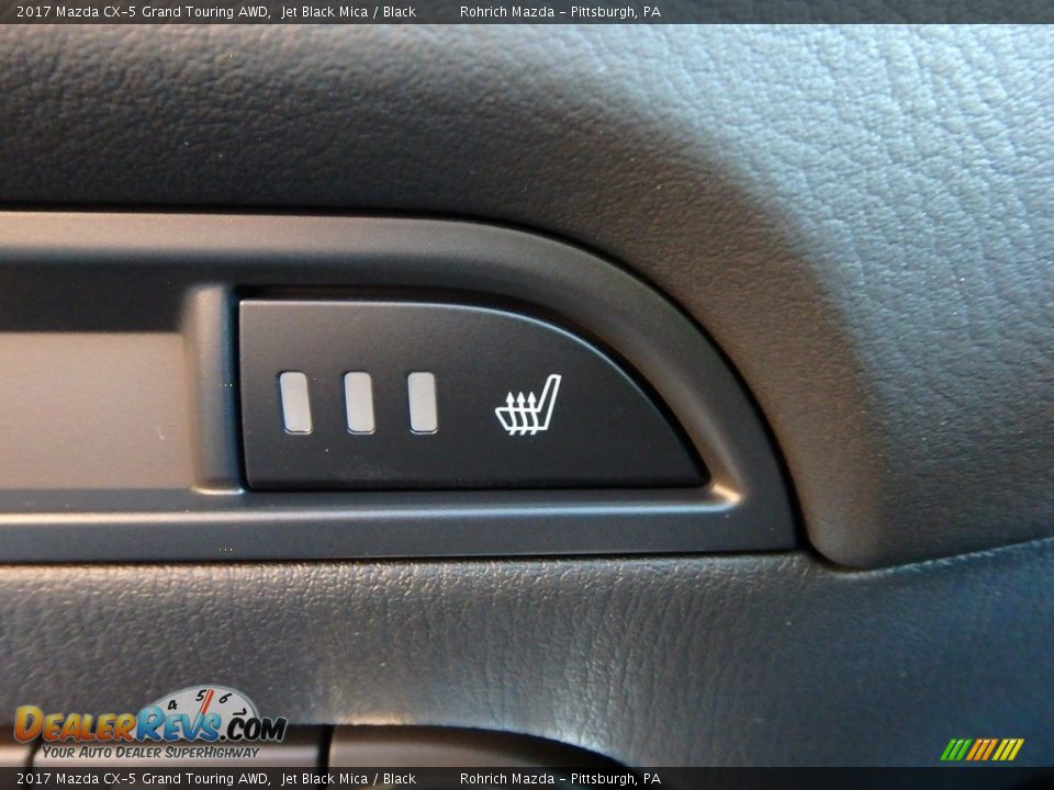 2017 Mazda CX-5 Grand Touring AWD Jet Black Mica / Black Photo #15