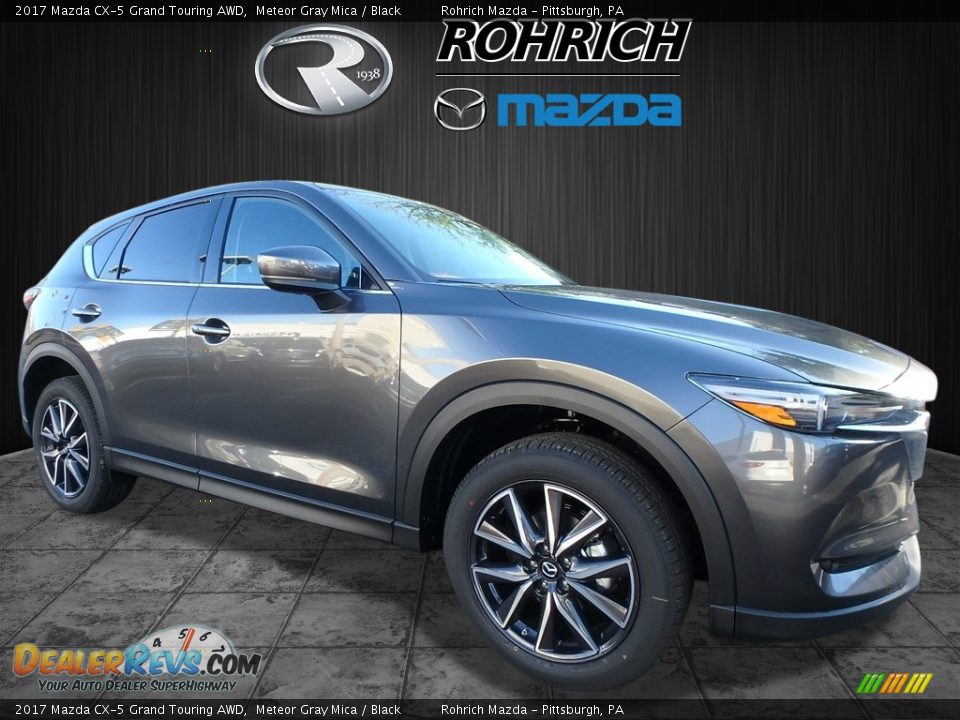 2017 Mazda CX-5 Grand Touring AWD Meteor Gray Mica / Black Photo #1
