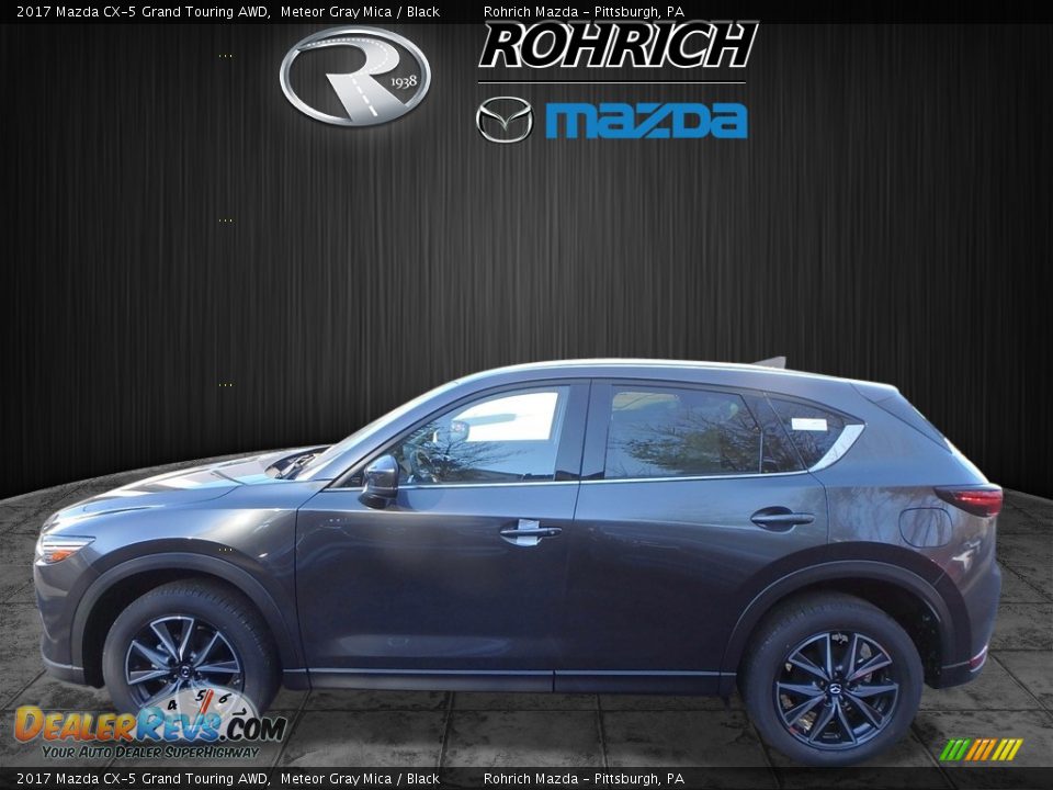 2017 Mazda CX-5 Grand Touring AWD Meteor Gray Mica / Black Photo #3