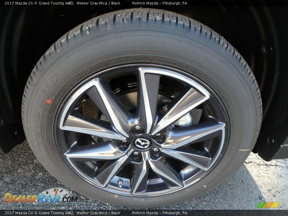 2017 Mazda CX-5 Grand Touring AWD Meteor Gray Mica / Black Photo #5