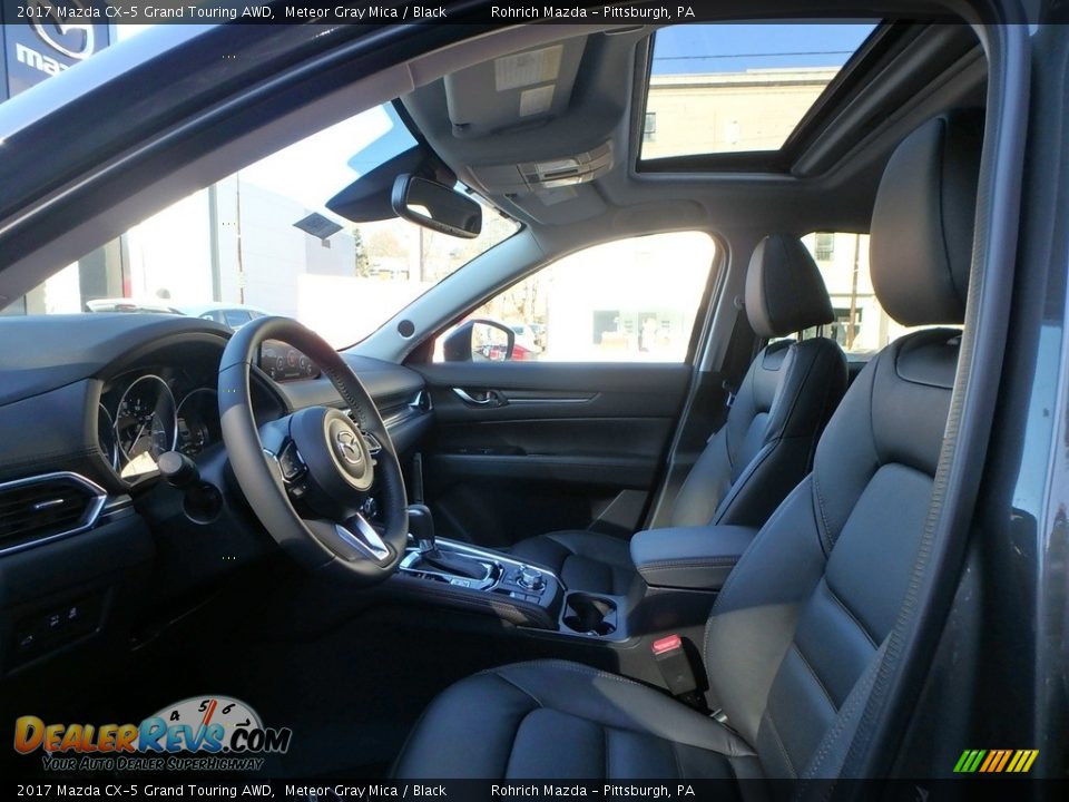 2017 Mazda CX-5 Grand Touring AWD Meteor Gray Mica / Black Photo #7