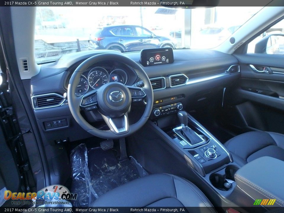 2017 Mazda CX-5 Grand Touring AWD Meteor Gray Mica / Black Photo #9