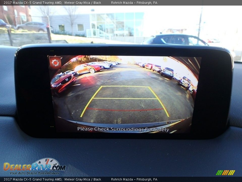 2017 Mazda CX-5 Grand Touring AWD Meteor Gray Mica / Black Photo #14