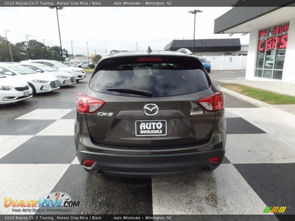 2016 Mazda CX-5 Touring Meteor Gray Mica / Black Photo #4