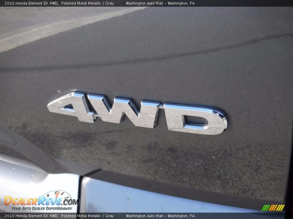 2010 Honda Element EX 4WD Polished Metal Metallic / Gray Photo #10