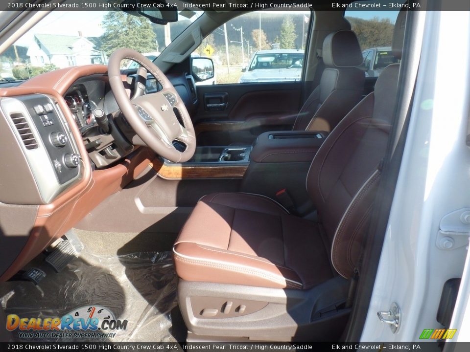 2018 Chevrolet Silverado 1500 High Country Crew Cab 4x4 Iridescent Pearl Tricoat / High Country Saddle Photo #20