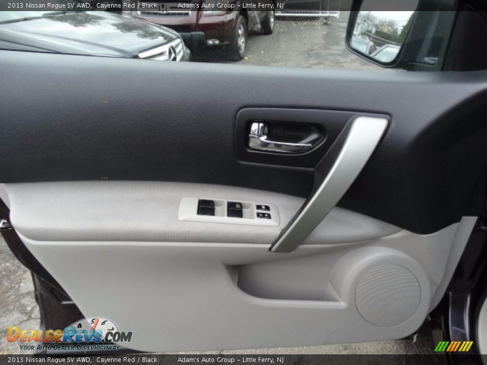2013 Nissan Rogue SV AWD Cayenne Red / Black Photo #13
