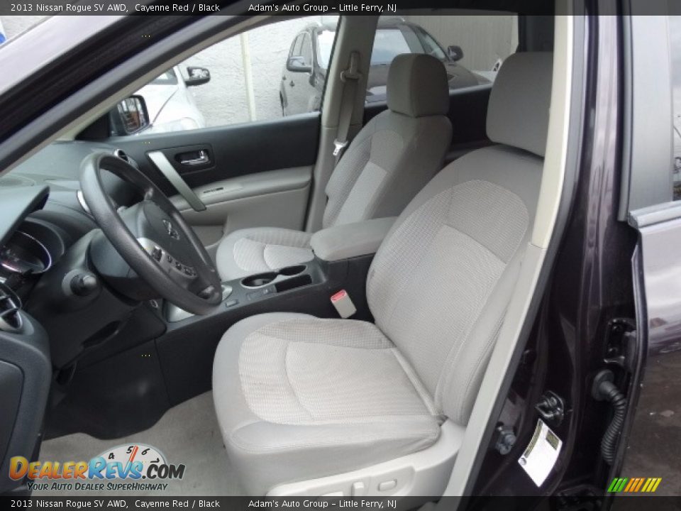 2013 Nissan Rogue SV AWD Cayenne Red / Black Photo #14