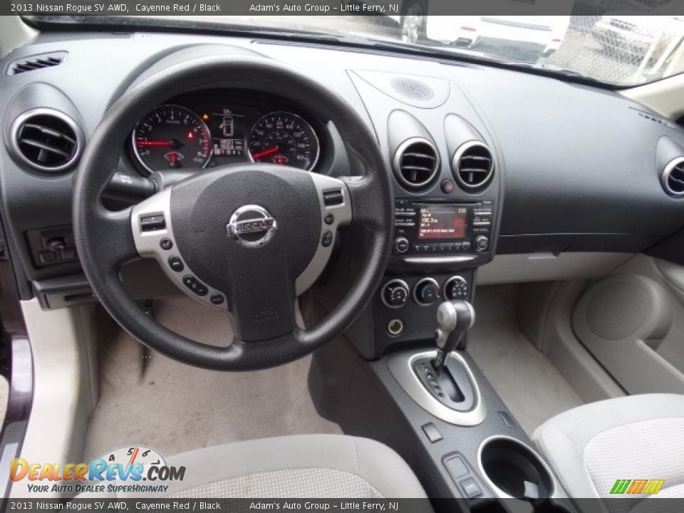 2013 Nissan Rogue SV AWD Cayenne Red / Black Photo #16