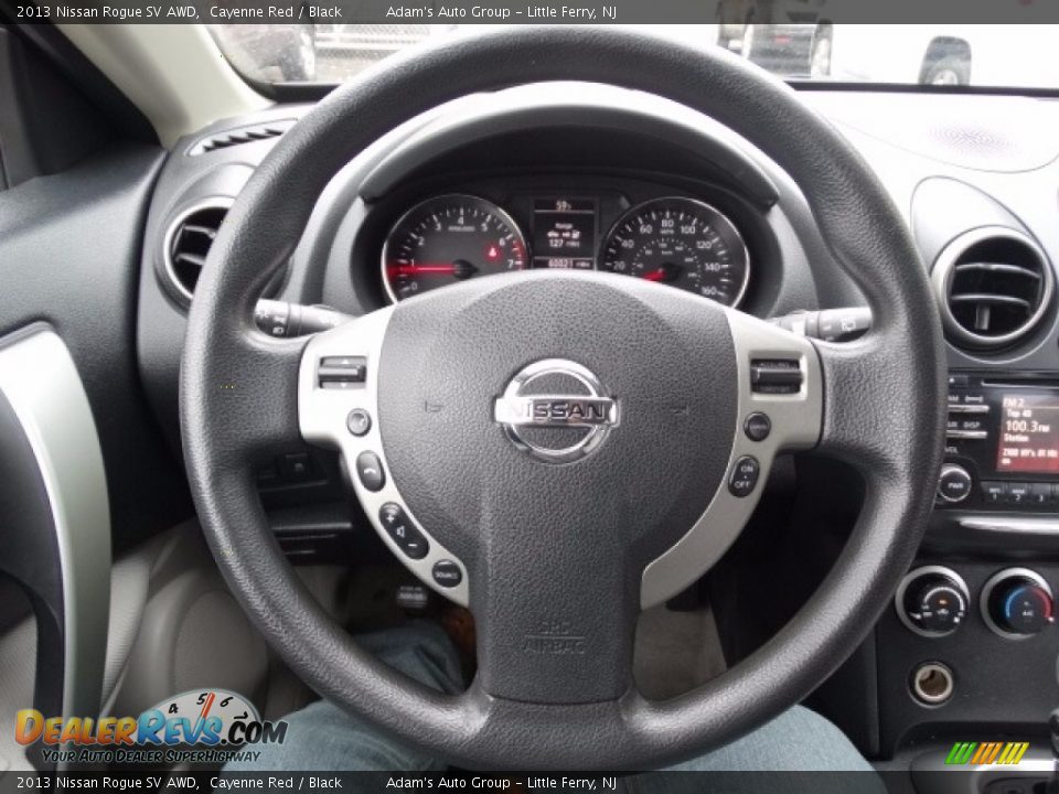 2013 Nissan Rogue SV AWD Cayenne Red / Black Photo #18