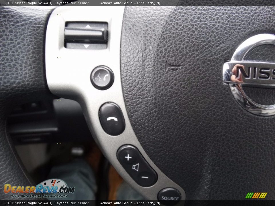 2013 Nissan Rogue SV AWD Cayenne Red / Black Photo #19