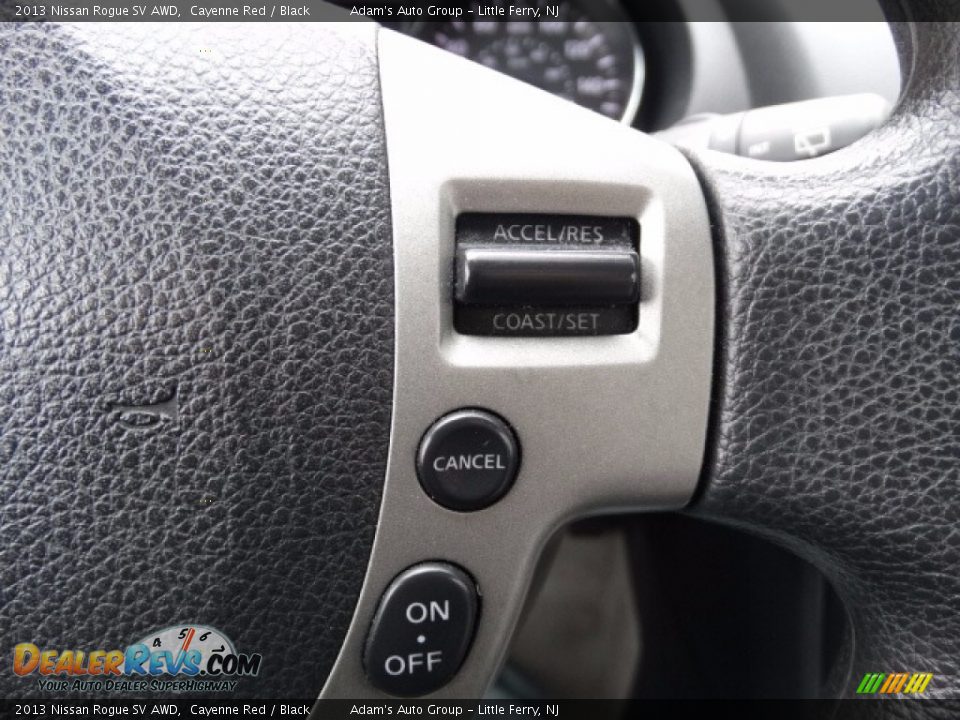 2013 Nissan Rogue SV AWD Cayenne Red / Black Photo #20