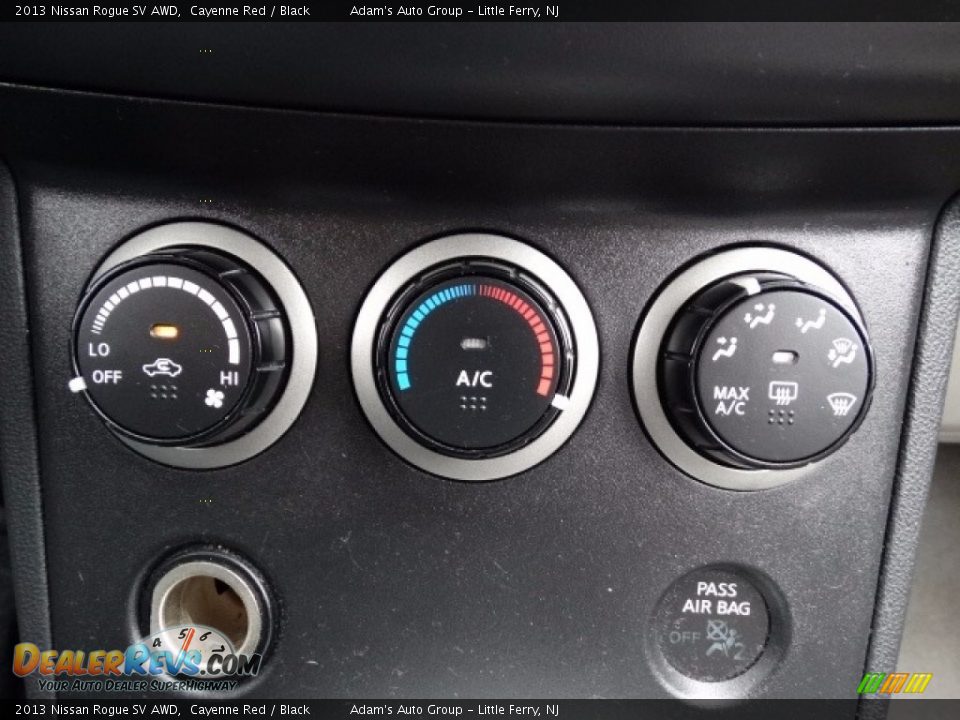 2013 Nissan Rogue SV AWD Cayenne Red / Black Photo #26
