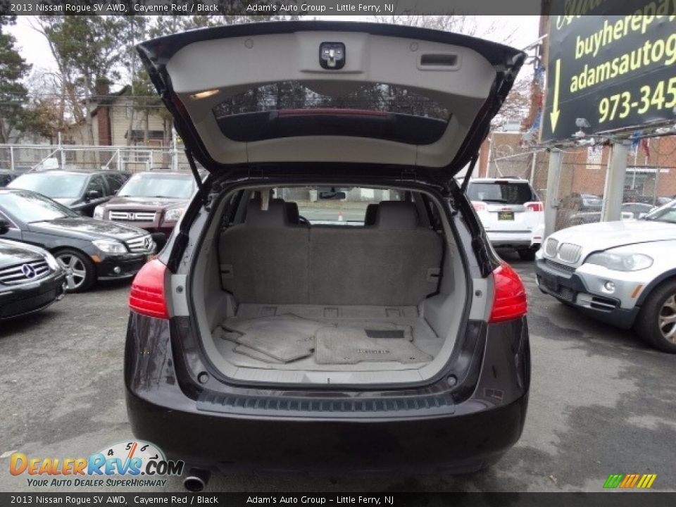 2013 Nissan Rogue SV AWD Cayenne Red / Black Photo #33