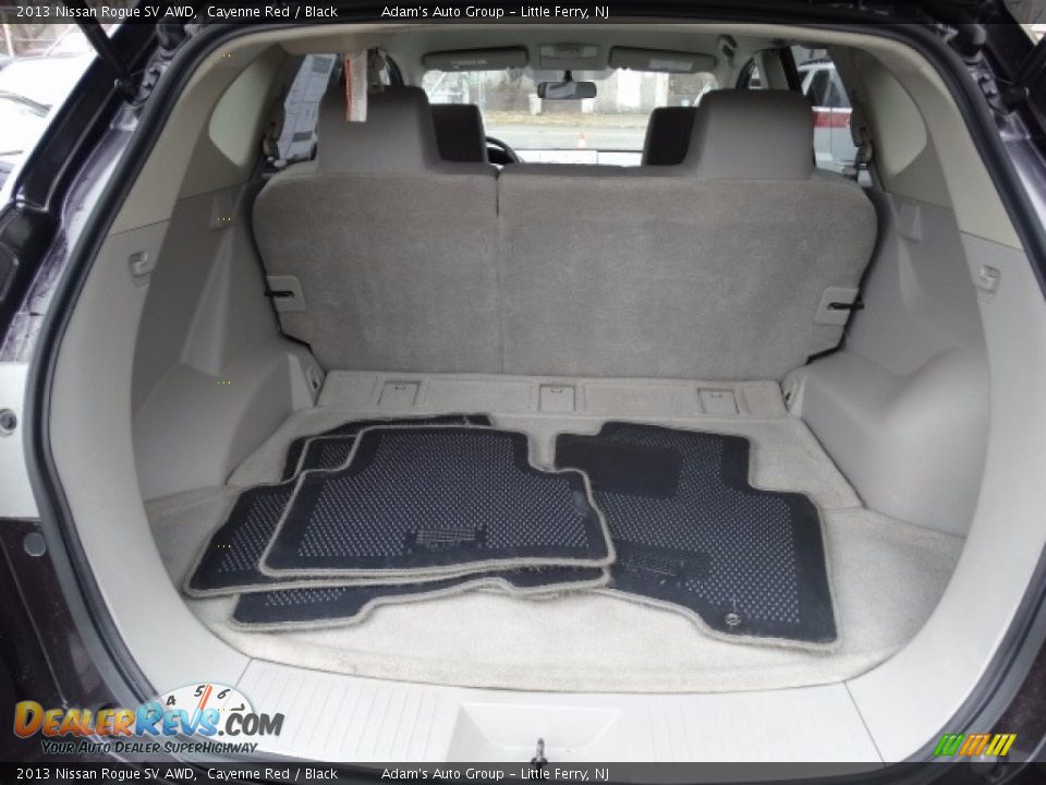 2013 Nissan Rogue SV AWD Cayenne Red / Black Photo #34