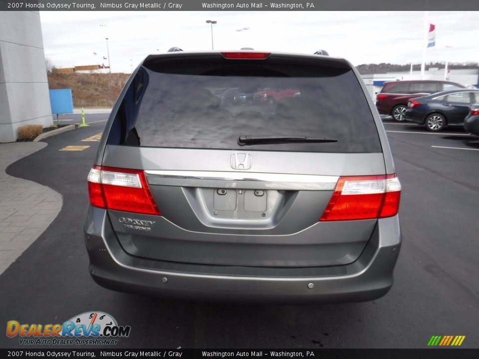 2007 Honda Odyssey Touring Nimbus Gray Metallic / Gray Photo #7