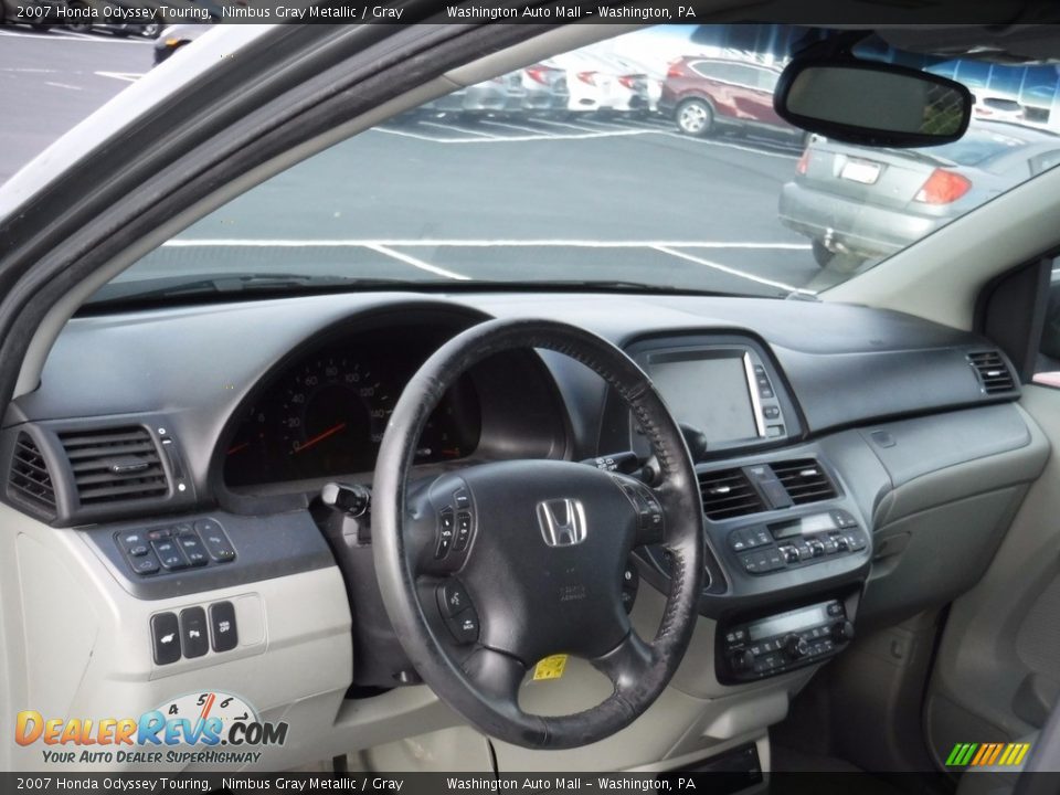 2007 Honda Odyssey Touring Nimbus Gray Metallic / Gray Photo #13