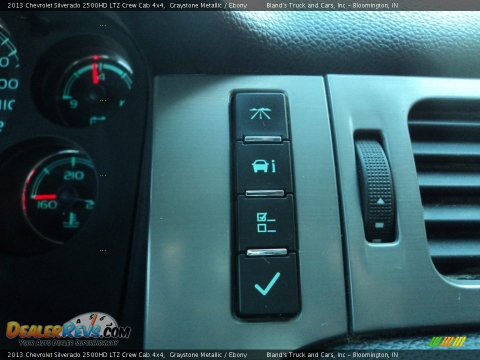 2013 Chevrolet Silverado 2500HD LTZ Crew Cab 4x4 Graystone Metallic / Ebony Photo #21