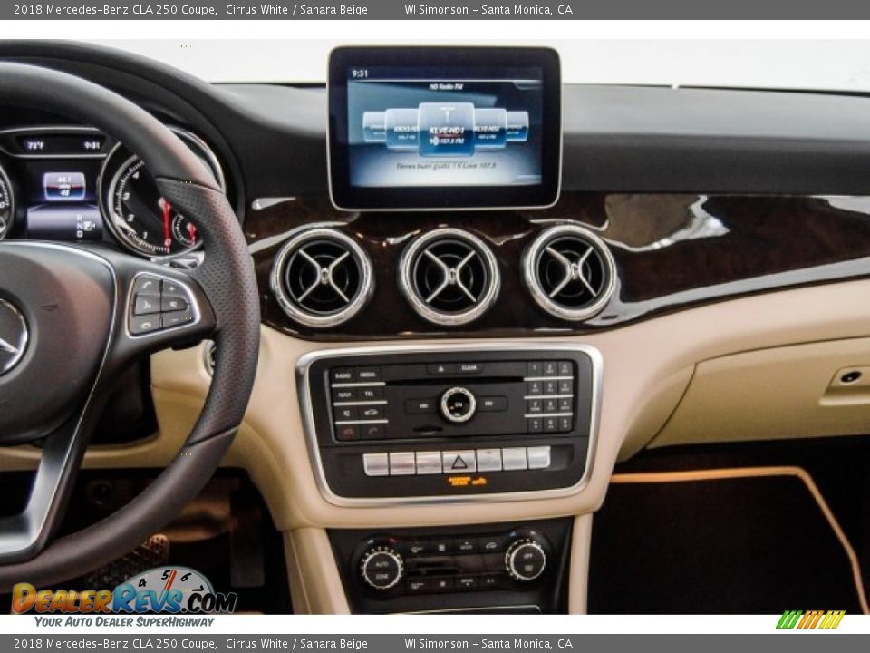 2018 Mercedes-Benz CLA 250 Coupe Cirrus White / Sahara Beige Photo #5