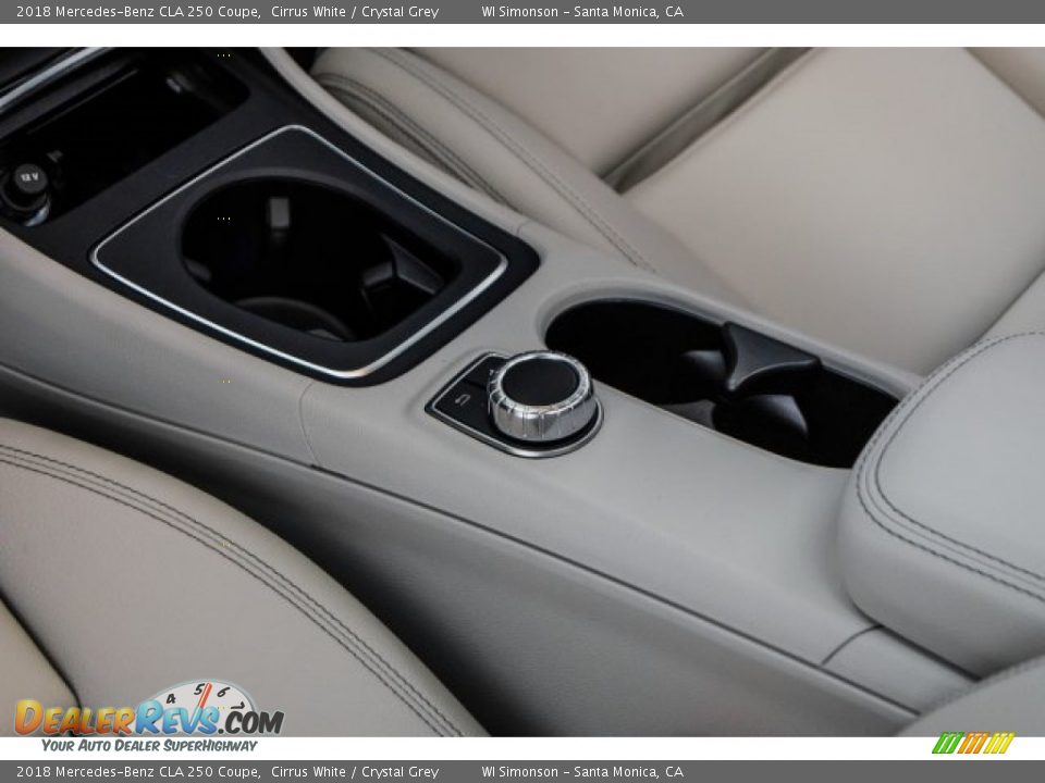 2018 Mercedes-Benz CLA 250 Coupe Cirrus White / Crystal Grey Photo #7