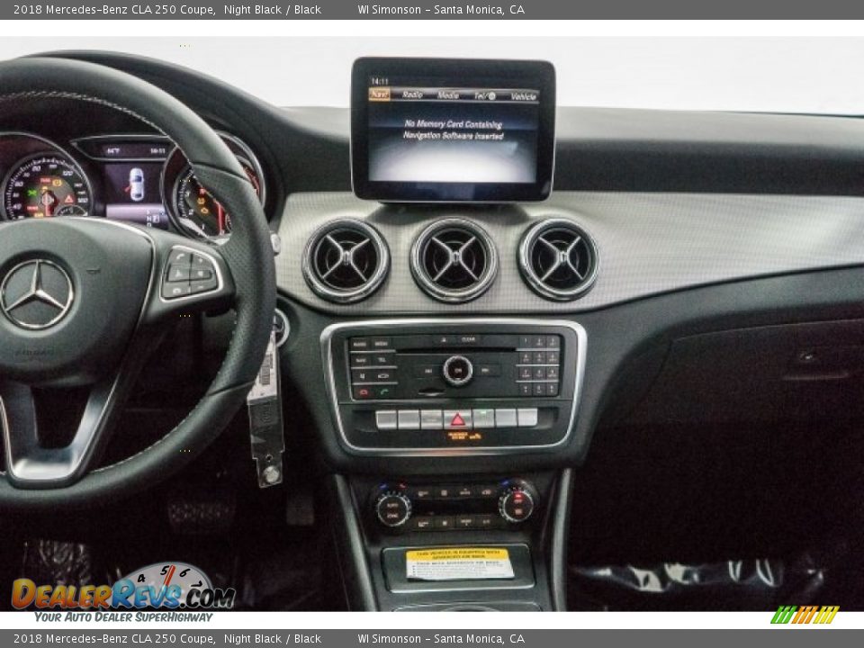 2018 Mercedes-Benz CLA 250 Coupe Night Black / Black Photo #5