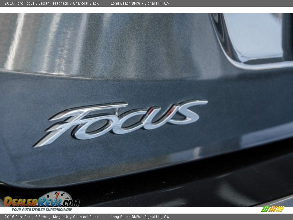 2016 Ford Focus S Sedan Magnetic / Charcoal Black Photo #7