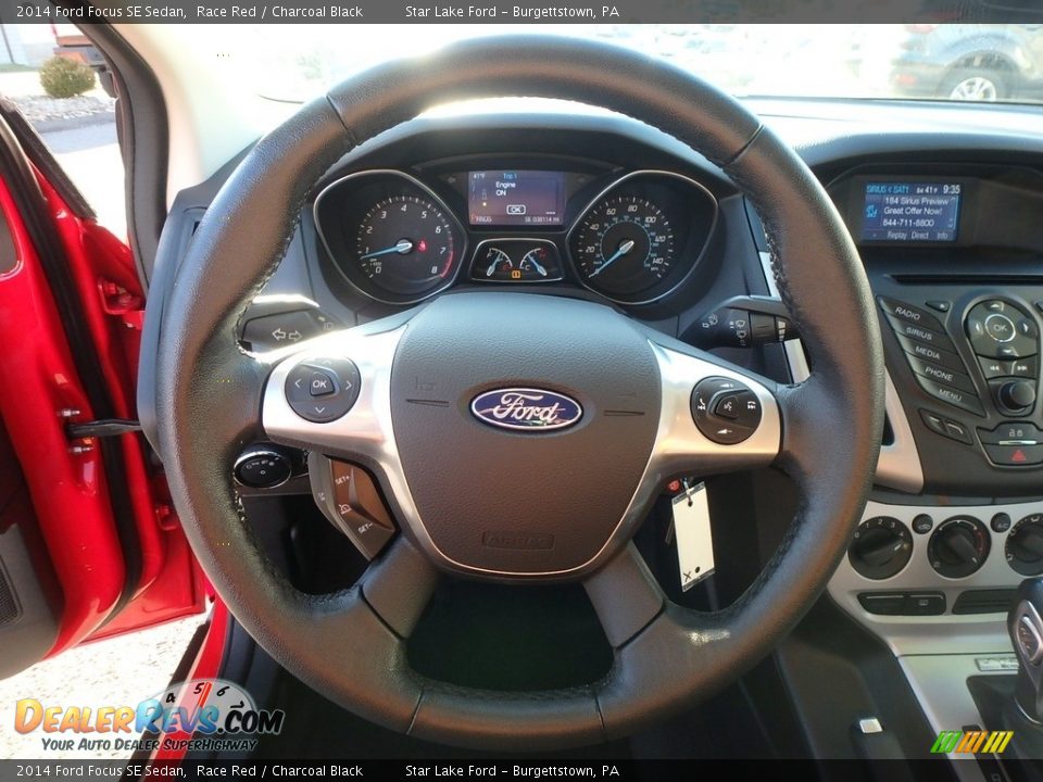 2014 Ford Focus SE Sedan Race Red / Charcoal Black Photo #14