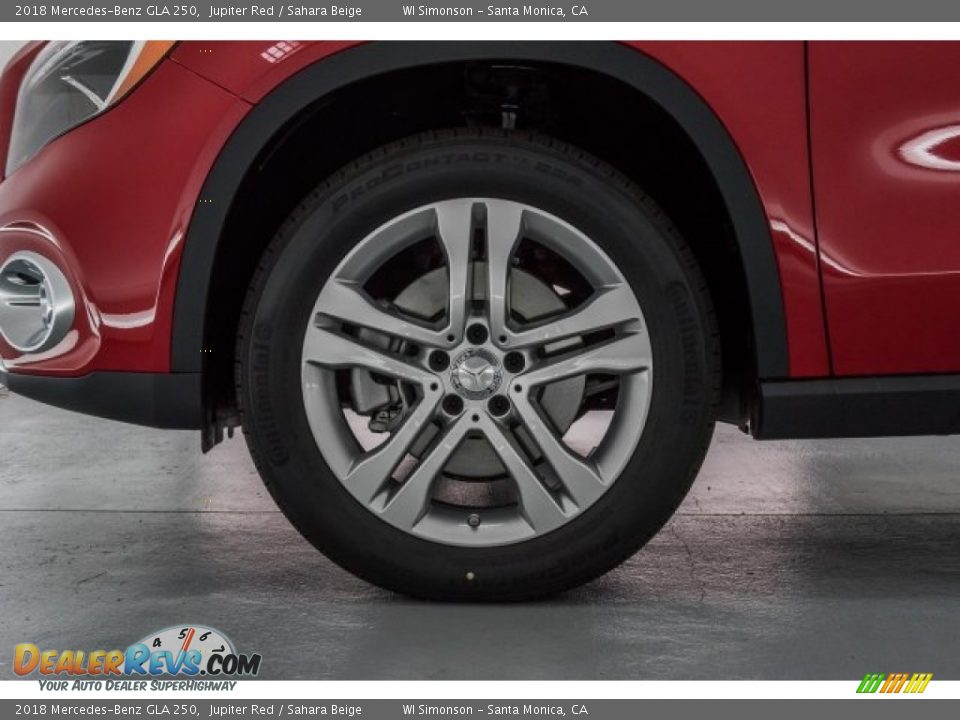 2018 Mercedes-Benz GLA 250 Jupiter Red / Sahara Beige Photo #8