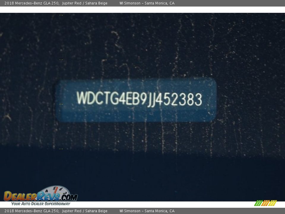 2018 Mercedes-Benz GLA 250 Jupiter Red / Sahara Beige Photo #10