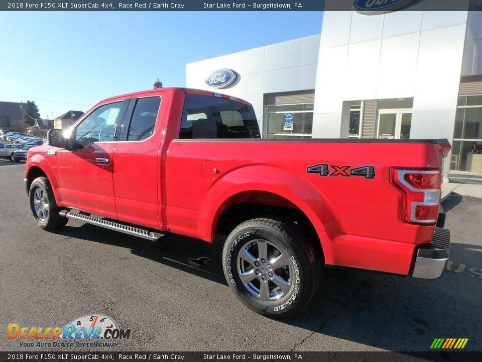 2018 Ford F150 XLT SuperCab 4x4 Race Red / Earth Gray Photo #7