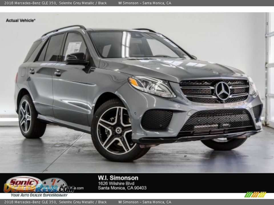 2018 Mercedes-Benz GLE 350 Selenite Grey Metallic / Black Photo #1