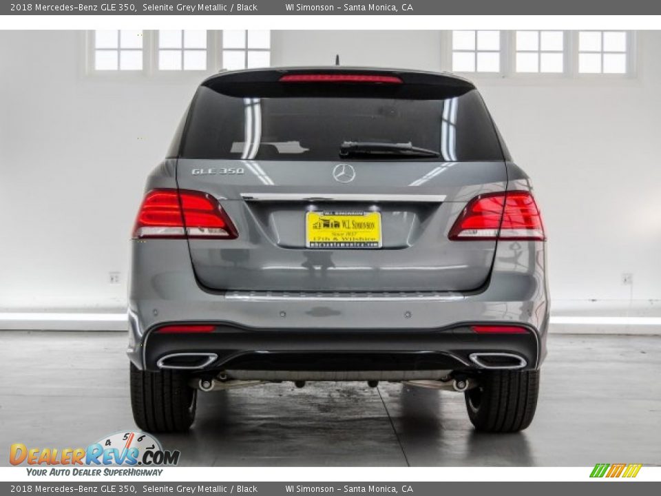 2018 Mercedes-Benz GLE 350 Selenite Grey Metallic / Black Photo #4